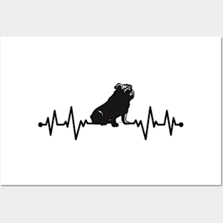 Heartbeat staffy staffordshire bull terrier dog puppy owner hoodie Posters and Art